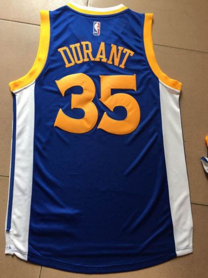 Men Golden State Warriors #35 Durant Blue Champions NBA Jerseys->golden state warriors->NBA Jersey